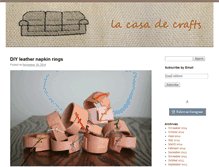 Tablet Screenshot of lacasadecrafts.com